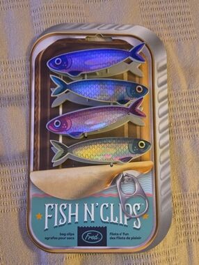 Fred Fish N' Clips Decorative Fish Bag Clips